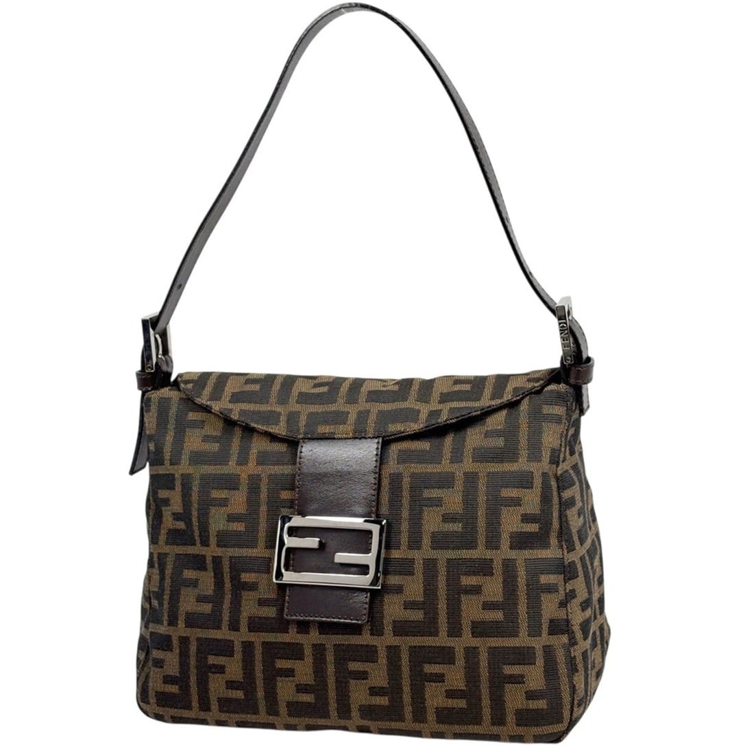 Fendi FENDI Shoulder Bag Zucca Pattern Canvas Brown 264260 Women's: --- Catalog ---Category: SizeSize (HxWxD): 17cm x 23cm x 12.5cm / 6.69'' x 9.05'' x 4.92''Category: DesignType: Shoulder bagColor: BrownGender: WomenMaterial: Canvas , Leather Category: GeneralLine: Z