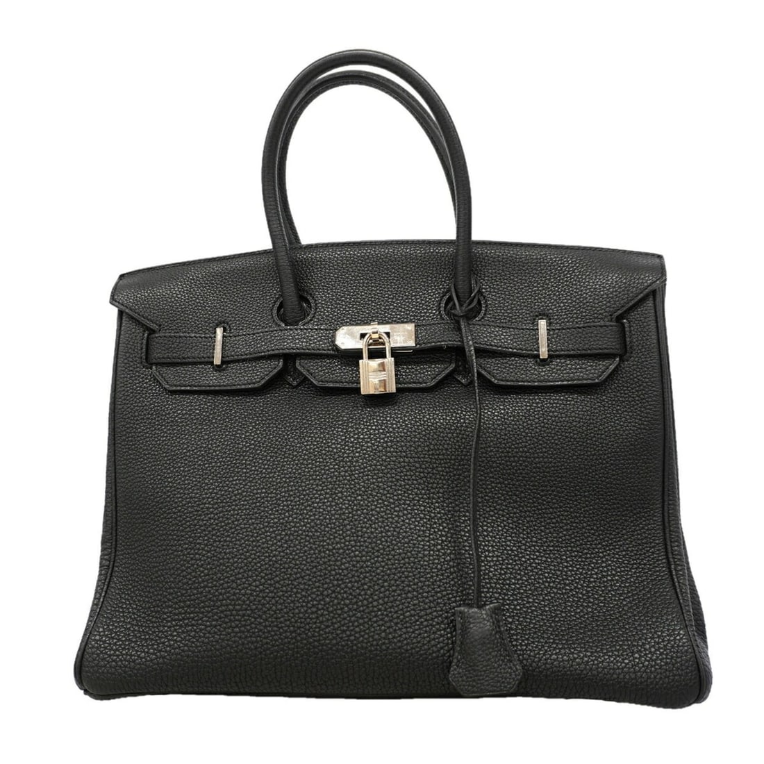 Hermes Birkin 35 Handbag, Togo Leather, Black, ?L Stamp, Women's, P3428724: --- Catalog ---Category: SizeSize (HxWxD): 27cm x 33cm x 18cm / 10.62'' x 12.99'' x 7.08''Category: DesignType: HandbagColor: BlackGender: WomenMaterial: Togo leather Hardware Color: SilverCategory: G