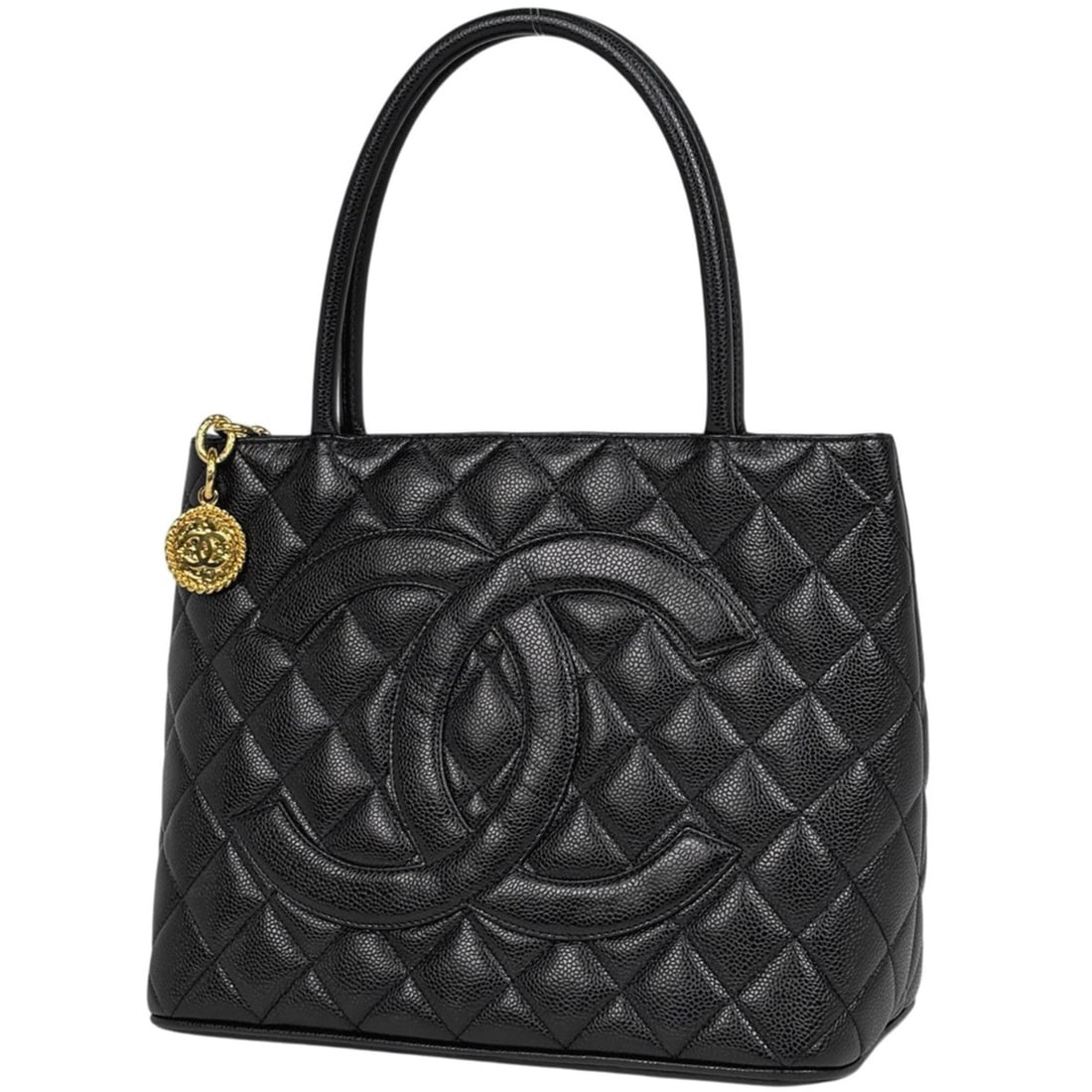 Chanel CHANEL Reissue Tote Handbag, Coco Mark, Caviar Leather, Black, A01804, Women's: --- Catalog ---Category: SizeSize (HxWxD): 24cm x 29cm x 15cm / 9.44'' x 11.41'' x 5.9''Category: DesignType: HandbagColor: BlackGender: WomenMaterial: Grained Calfskin Category: GeneralBrand: Chanel-