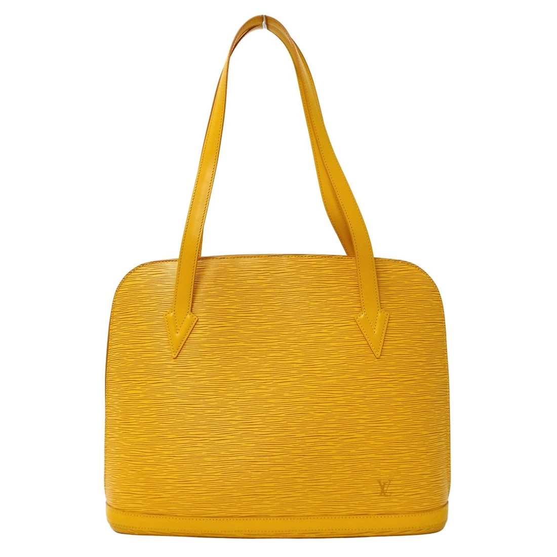Louis Vuitton LOUIS VUITTON Epi Leather Handbag for Women, Brand Tote Bag/Shoulder Bag, Lussac: --- Catalog ---Category: SizeSize (HxWxD): 31cm x 36.5cm x 12cm / 12.2'' x 14.37'' x 4.72''Category: DesignType: Handbag, Shoulder bag, Tote bagColor: Galle, YellowGender: WomenMaterial: Epi leather C