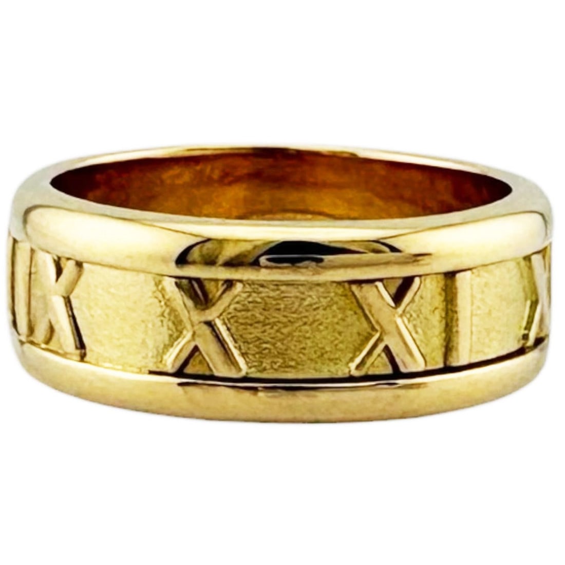Tiffany & Co. Atlas Ring, 18K Yellow Gold, Women's Ring.: --- Catalog ---Category: PackNumber in Pack: 1Category: SizeJP Size: 10.5US Size: 5.5Category: DesignColor: Yellow goldGender: WomenMaterial: Yellow gold (18K)Category: GeneralBrand: Tiffany--- Item L