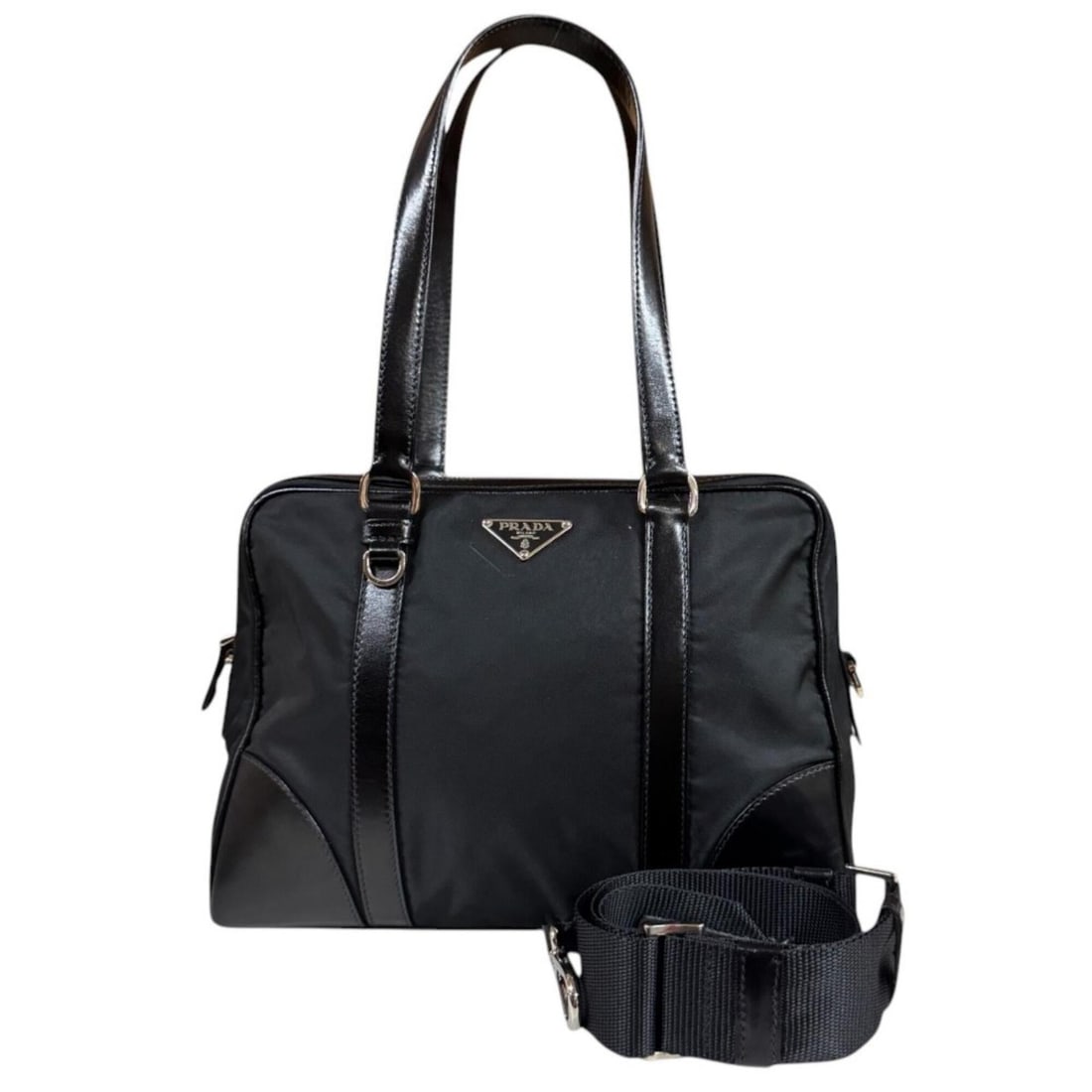 Prada Shoulder Bag, Nylon BR2908, Black, Men's & Women's, PRADA 2-way (1 of 17)
