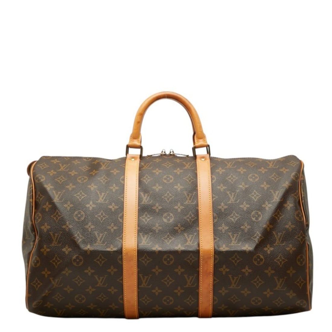 Louis Vuitton Monogram Keepall 50 Boston Bag Travel M41426 Brown Leather Women's LOUIS VUITTON: --- Catalog ---Category: SizeSize (HxWxD): 26.5cm x 50.5cm x 22cm / 10.43'' x 19.88'' x 8.66''Category: DesignType: Boston bagColor: BrownGender: WomenMaterial: PVC , Leather Category: GeneralBrand: L