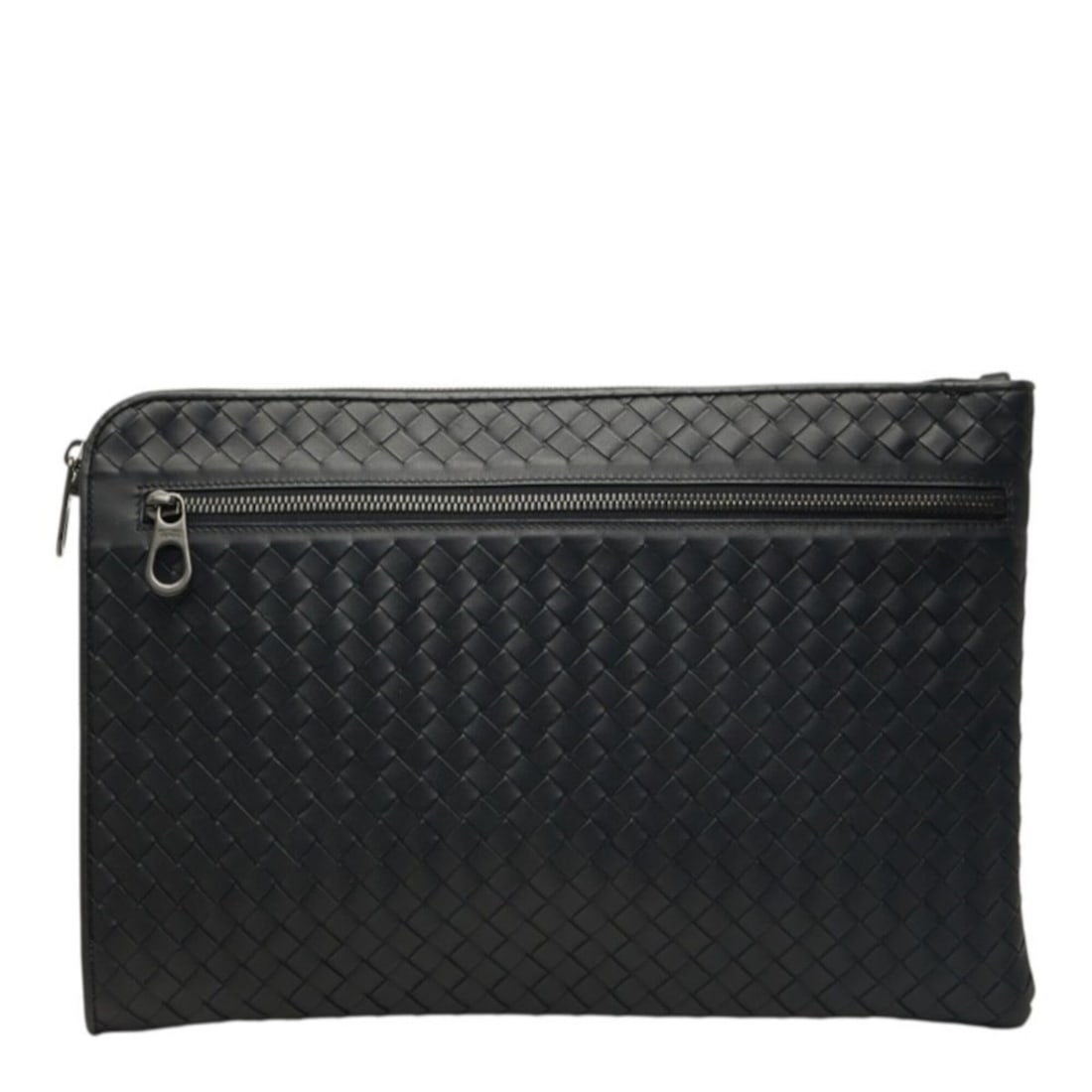 Bottega Veneta Intrecciato Clutch Bag, Second Black Leather, Men's BOTTEGAVENETA: --- Catalog ---Category: SizeSize (HxWxD): 23.5cm x 34.5cm x 3.5cm / 9.25'' x 13.58'' x 1.37''Category: DesignType: Clutch bagColor: BlackGender: MenMaterial: Leather Category: GeneralBrand: Bottega V