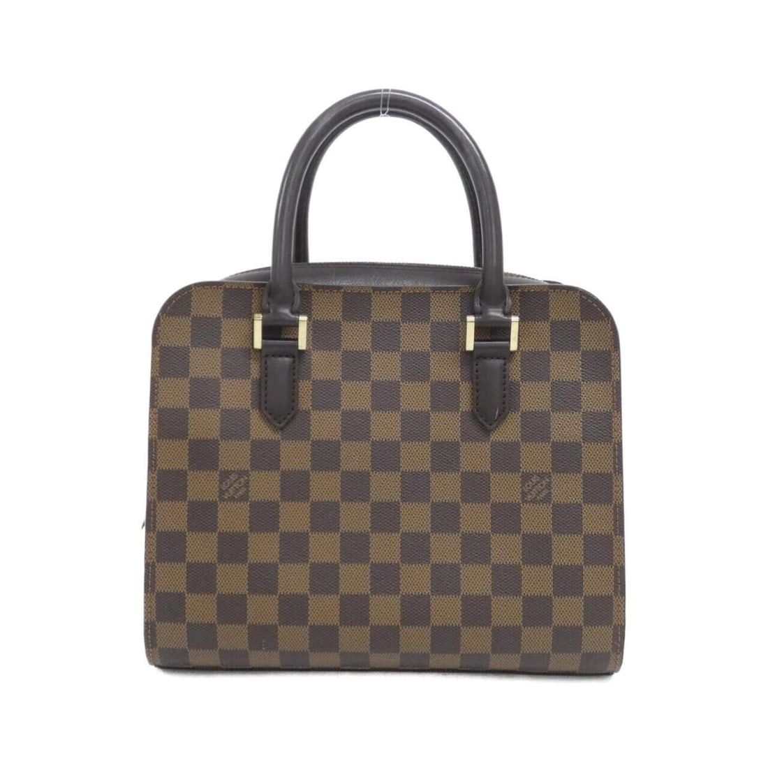 Louis Vuitton Damier Triana N51155 Handbag: --- Catalog ---Category: SizeSize (HxWxD): 23cm x 26cm x 13cm / 9.05'' x 10.23'' x 5.11''Category: DesignType: HandbagColor: EbeneGender: Men,WomenMaterial: Coated canvas Hardware Color: GoldCategory: