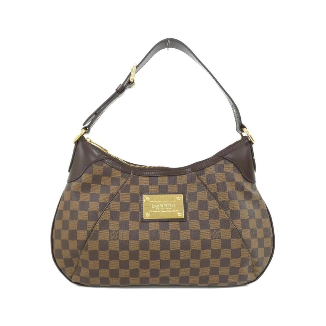 Louis Vuitton Damier Thames GM N48181 Shoulder Bag: --- Catalog ---Category: SizeSize (HxWxD): 22cm x 40cm x 9cm / 8.66'' x 15.74'' x 3.54''Category: DesignType: Shoulder bagColor: EbeneGender: WomenMaterial: Coated canvas Hardware Color: GoldCategory: