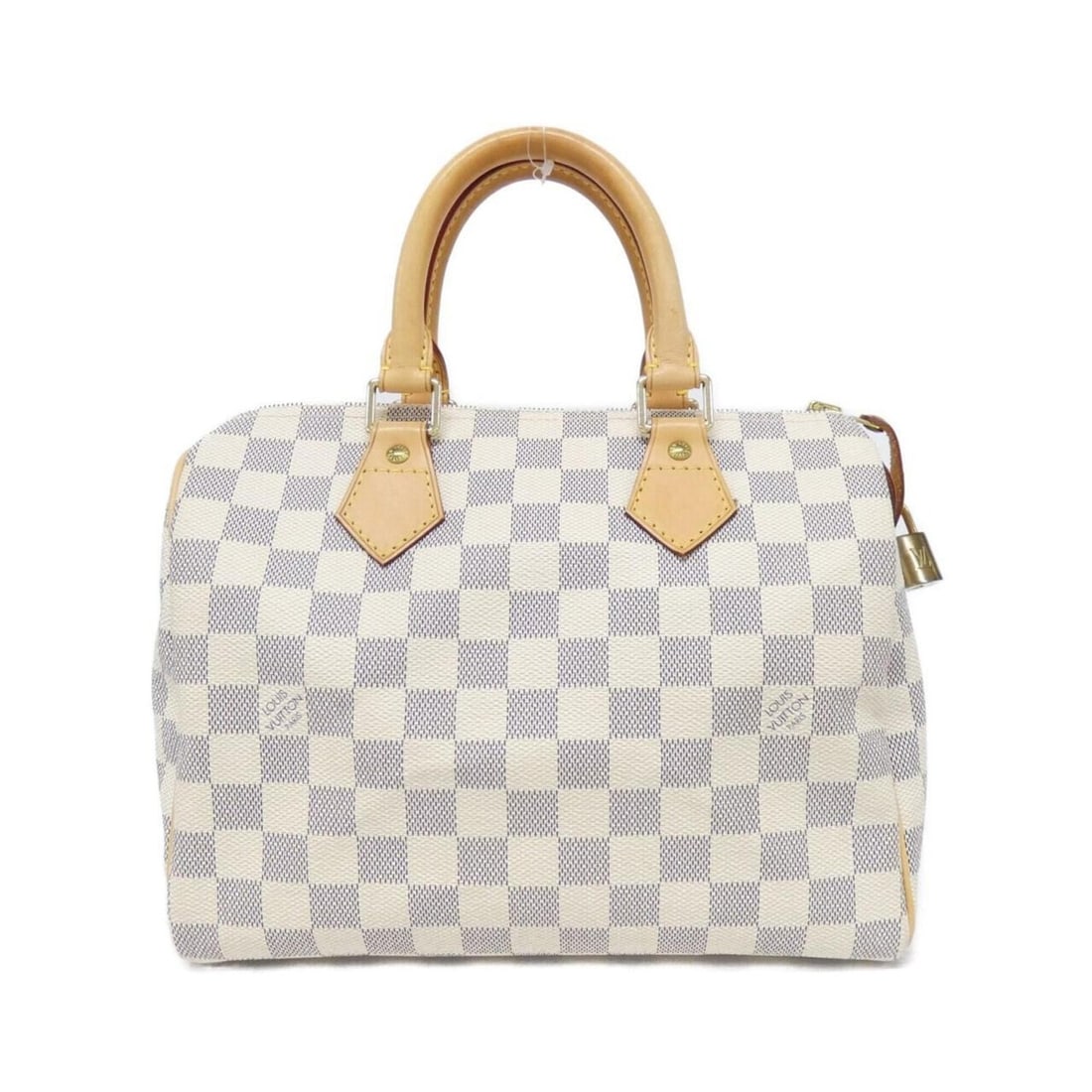 Louis Vuitton Damier Azur Speedy 25cm N41534 Boston Bag: --- Catalog ---Category: SizeSize (HxWxD): 19cm x 25cm x 15cm / 7.48'' x 9.84'' x 5.9''Category: DesignType: Boston bagColor: AzurGender: Men,WomenMaterial: Coated canvas Hardware Color: