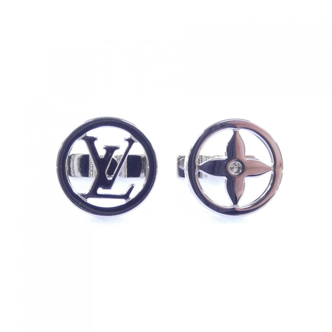 Louis Vuitton LOUIS VUITTON Cufflinks LV Catch M80188: --- Catalog ---Category: SizeSize (HxWxD): 15.00mm x 15.00mm / 0.59'' x 0.59''Category: DesignType: CufflinksColor: SilverGender: WomenCategory: GeneralMPN: M80188Brand: Louis Vuitton--- Item List