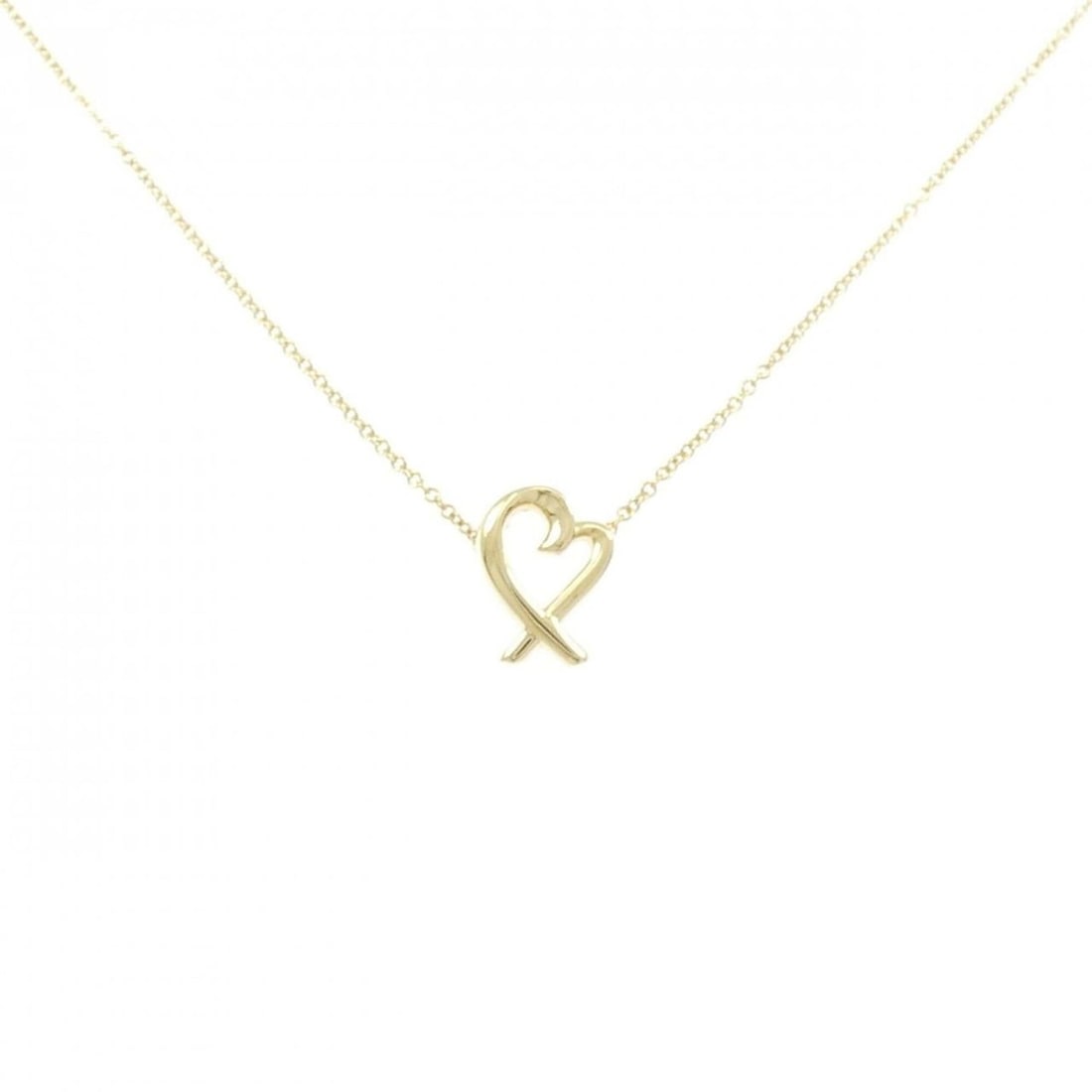 Tiffany Loving Heart Necklace: --- Catalog ---Category: SizePendant Size: 11.5mm x 8.9mm / 0.45'' x 0.35''Neck Circumference: 41 cm / 16.14''Category: DesignGender: WomenMaterial: Yellow gold (18K)Pendant Type: PendantNecklace