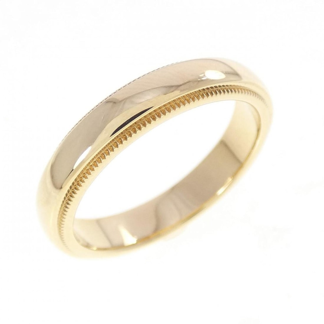 Tiffany & Co. Milgrain Ring: --- Catalog ---Category: SizeJP Size: 14.0US Size: 7Category: DesignType: Band ringGender: WomenMaterial: Yellow gold (18K)Category: GeneralBrand: Tiffany--- Item List ---Section: ConditionRanking: