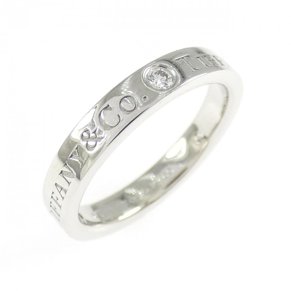 Tiffany Band Ring: --- Catalog ---Category: SizeJP Size: 6.5US Size: 3.5Category: DesignType: Band ringStone: DiamondGender: WomenMaterial: Platinum 950Category: GeneralBrand: Tiffany--- Item List ---Section: