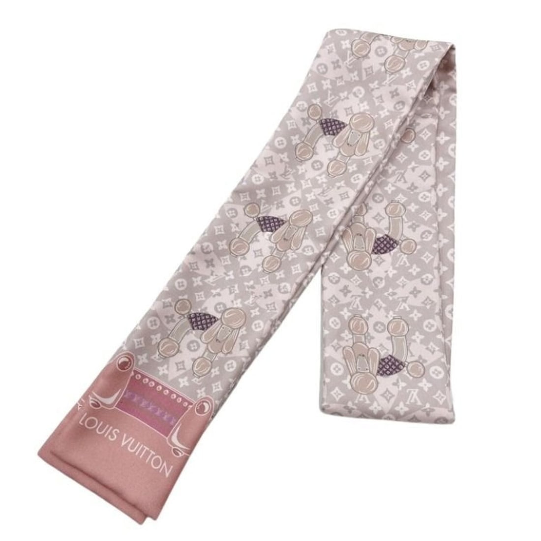 LOUIS VUITTON Ribbon Scarf/Muffler Bandeau M70702 Multicolor Silk Women's Poodle Pattern: --- Catalog ---Category: SizeSize (LxW): 1.2m x 7.5cm / 47.24'' x 2.95''Category: DesignType: ScarfColor: Multi-colorGender: WomenMaterial: Silk Category: GeneralMPN: M70702Brand: Louis Vuitton---