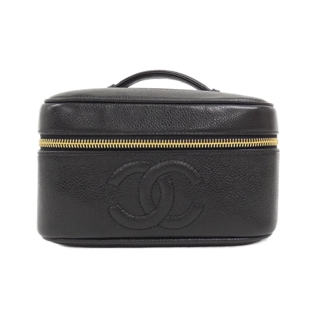 Chanel 1997 handbag: --- Catalog ---Category: SizeSize (HxWxD): 10cm x 19cm x 14cm / 3.93'' x 7.48'' x 5.51''Category: DesignType: HandbagColor: BlackGender: WomenMaterial: Grained Calfskin Category: GeneralMPN:
