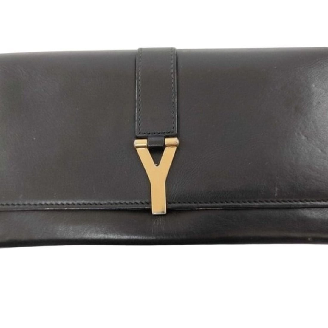 Yves Saint Laurent Long Wallet Y-Line 314995 Brown Leather Women's Bi-fold: --- Catalog ---Category: SizeSize (HxWxD): 10.2cm x 18.5cm x 2.3cm / 4.01'' x 7.28'' x 0.9''Category: DesignType: Wallet (bi-fold)Color: BrownGender: WomenMaterial: Leather Category: GeneralBrand: Yve