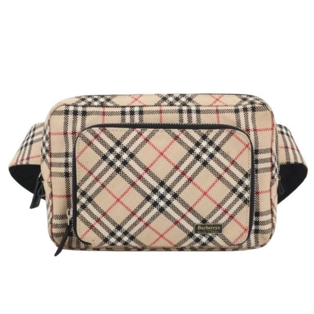 BURBERRY waist bag, BLUE LABEL, beige canvas, women's, Nova Check pattern.: --- Catalog ---Category: SizeSize (HxWxD): 15cm x 22.5cm x 4.5cm / 5.9'' x 8.85'' x 1.77''Category: DesignType: Fanny packColor: BeigeGender: WomenMaterial: Canvas Category: GeneralBrand: BurberryCoun