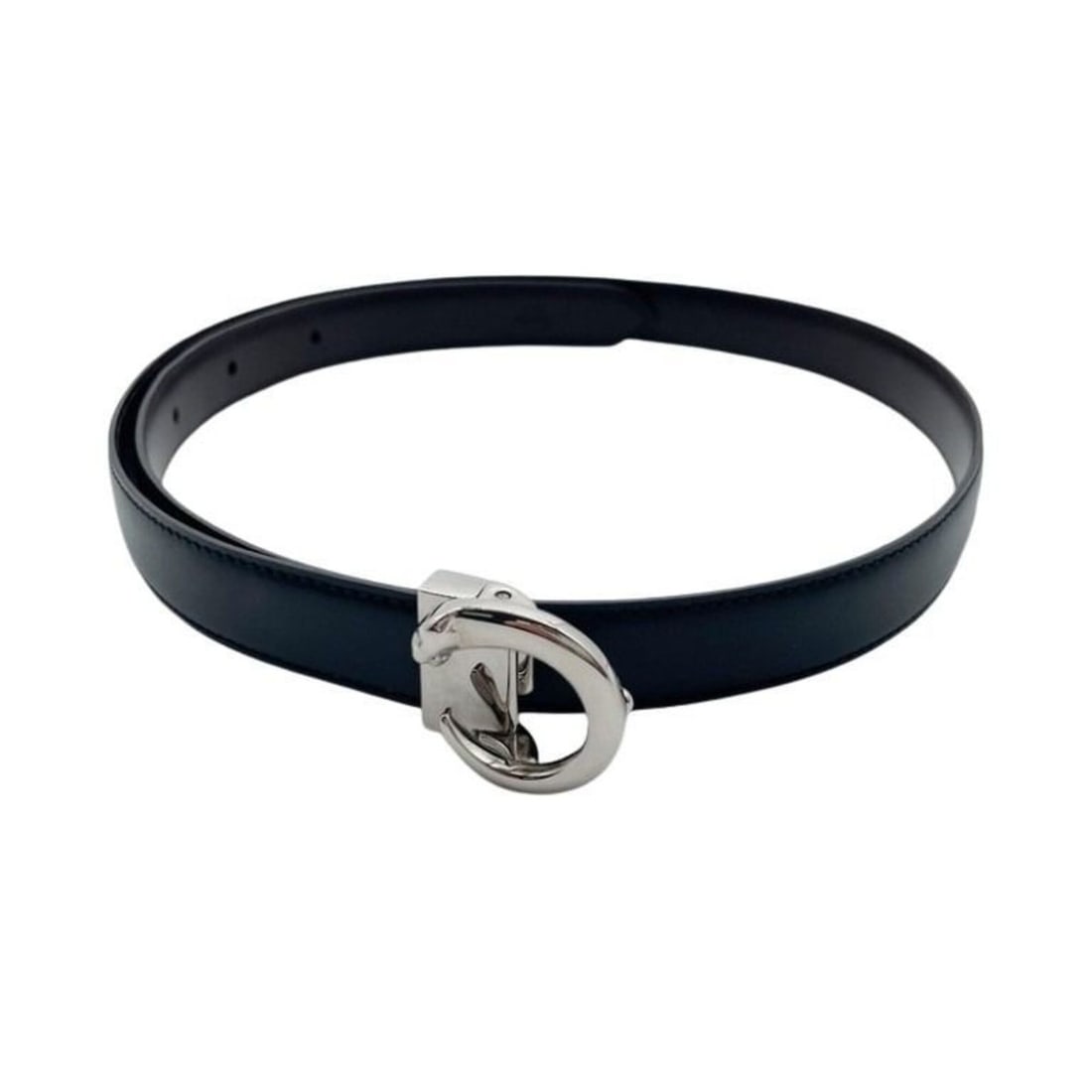 Cartier Panthère Belt, Black x Brown Leather, Men's & Women's: --- Catalog ---Category: SizeLength: 102cm / 40.15''Category: DesignType: Standard beltColor: Black, BrownGender: Men,WomenMaterial (Strap): Leather Category: GeneralBrand: Cartier--- Item List
