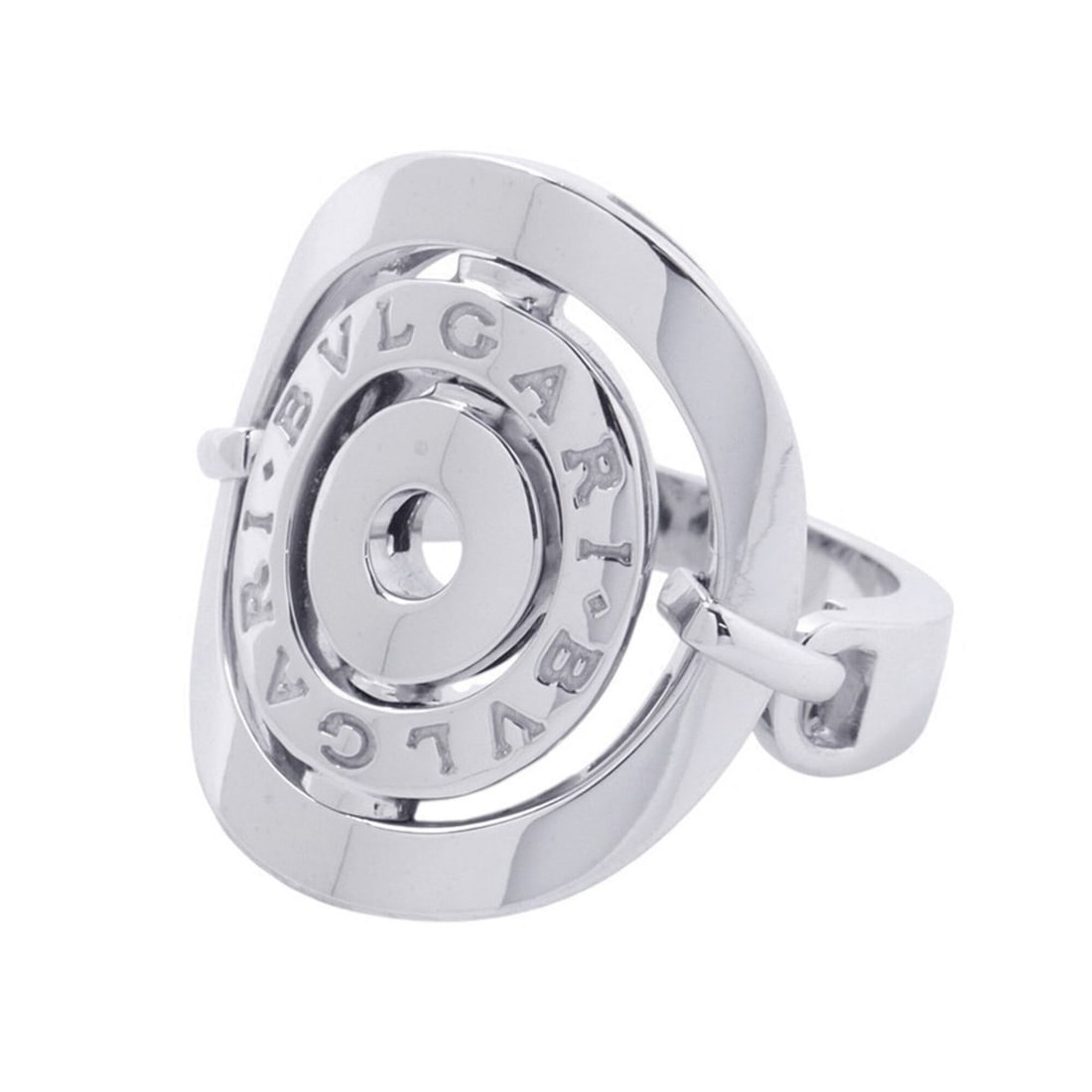 BVLGARI Astrale Cerchi Ring, 18KWG White Gold, Ring Size Approx. 1,: --- Catalog ---Category: SizeJP Size: 11US Size: 6Category: DesignColor: White goldGender: WomenMaterial: White goldCategory: GeneralBrand: Bvlgari--- Item List ---Section: ConditionRanking: Rank A