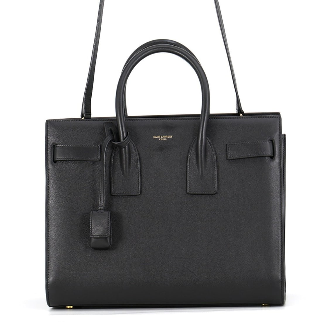 Yves Saint Laurent Saint Laurent Paris handbag, Sac de Jour, small, 398709, SAINT LAURENT PARIS,: --- Catalog ---Category: SizeSize (HxWxD): 25cm x 31.5cm x 14cm / 9.84'' x 12.4'' x 5.51''Category: DesignType: HandbagColor: BlackGender: WomenMaterial: Leather Category: GeneralMPN: 398709BOO0J1000B