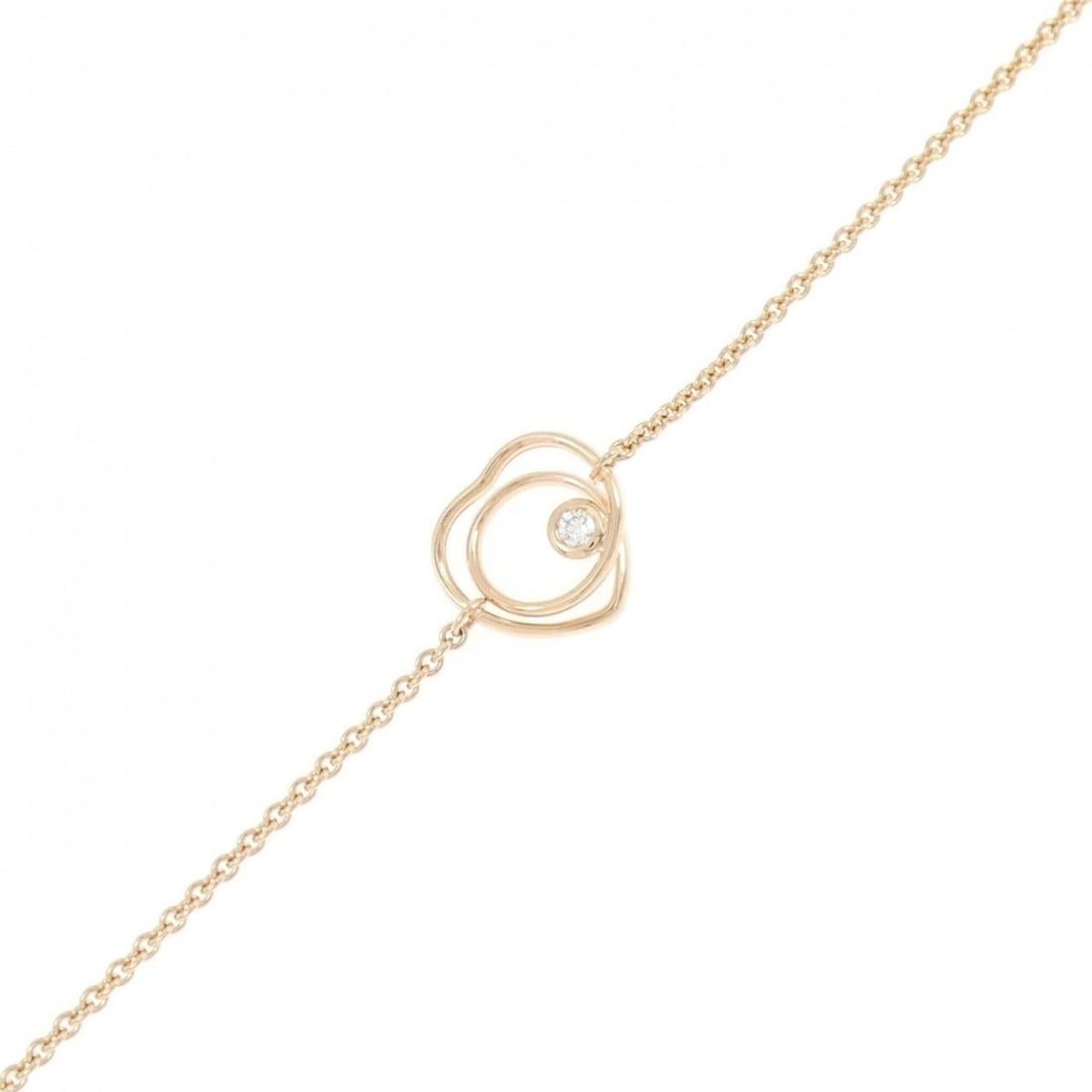 Hermes Hermès Vertige Coeur Bracelet: --- Catalog ---Category: SizeLength: 17.5cm / 6.88''Category: DesignType: Charm braceletStone: DiamondGender: WomenMaterial: Pink gold (18K)Category: GeneralMPN: H119414BBrand: Hermes--- Item List