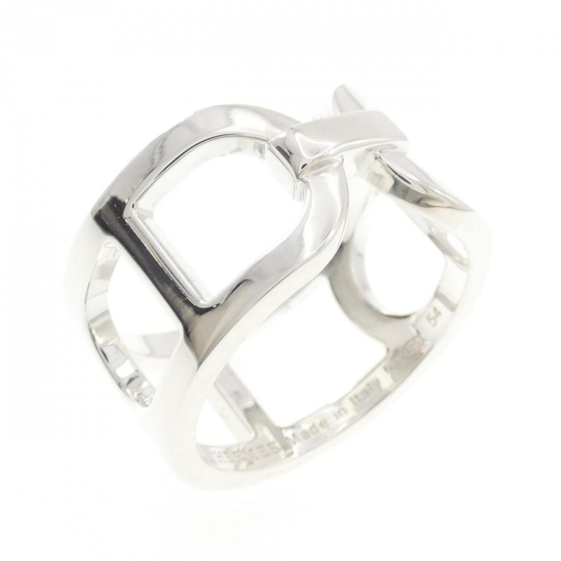 Hermes Hermès Ever Chaine d'Ancre Ring: --- Catalog ---Category: SizeUS Size: 7Brand Size: 54Category: DesignType: Band ringGender: WomenMaterial: Silver 925Category: GeneralMPN: H116619BBrand: Hermes--- Item List ---Section: