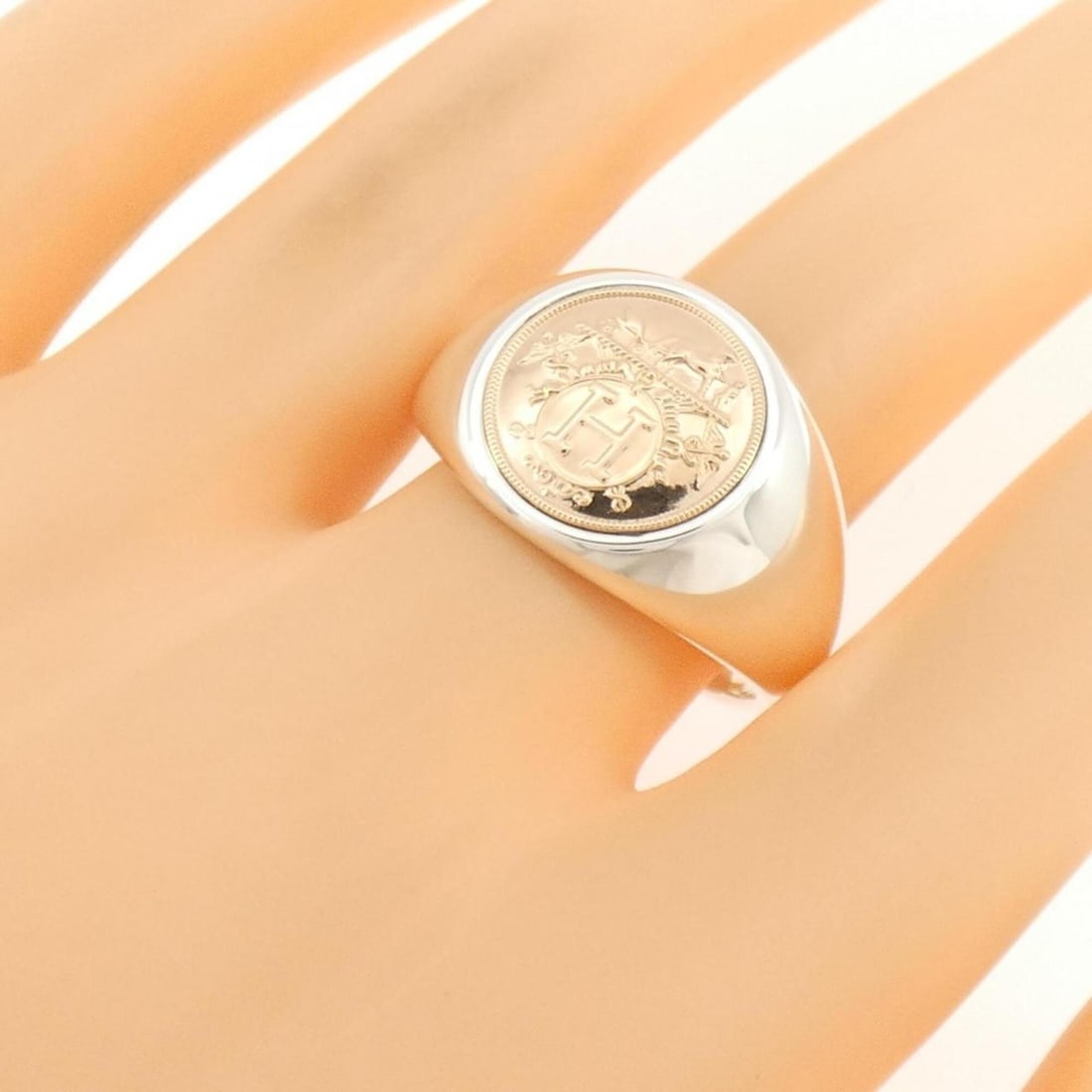 Hermes Hermès Ex-Libris Chevalier Ring - 4