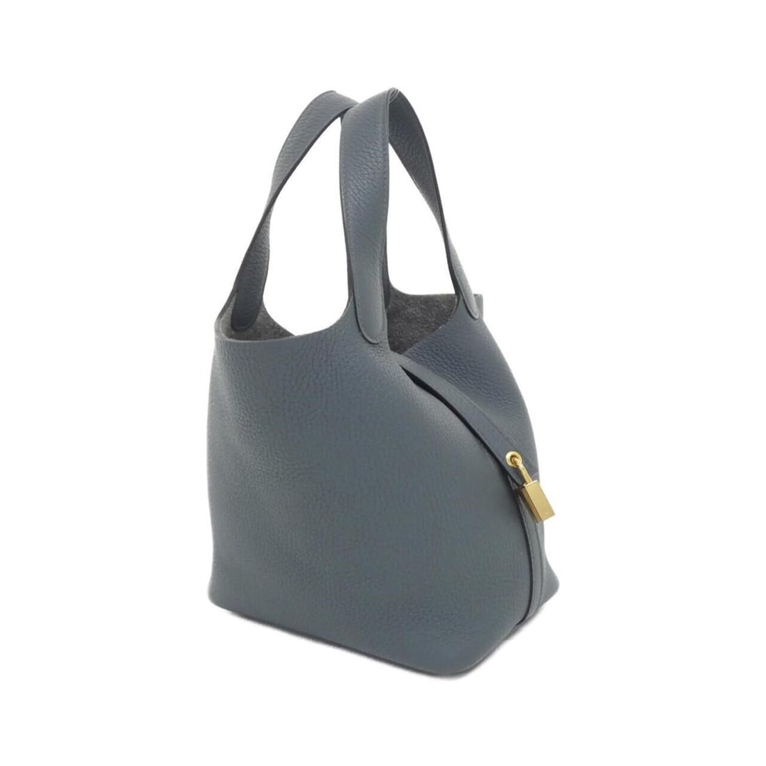 Hermes Picotin Lock PM 056289CC Handbag: --- Catalog ---Category: SizeSize (HxWxD): 19cm x 18cm x 14cm / 7.48'' x 7.08'' x 5.51''Category: DesignType: HandbagColor: BlueGender: Men,WomenMaterial: Taurillon clemence leather Hardware Color: