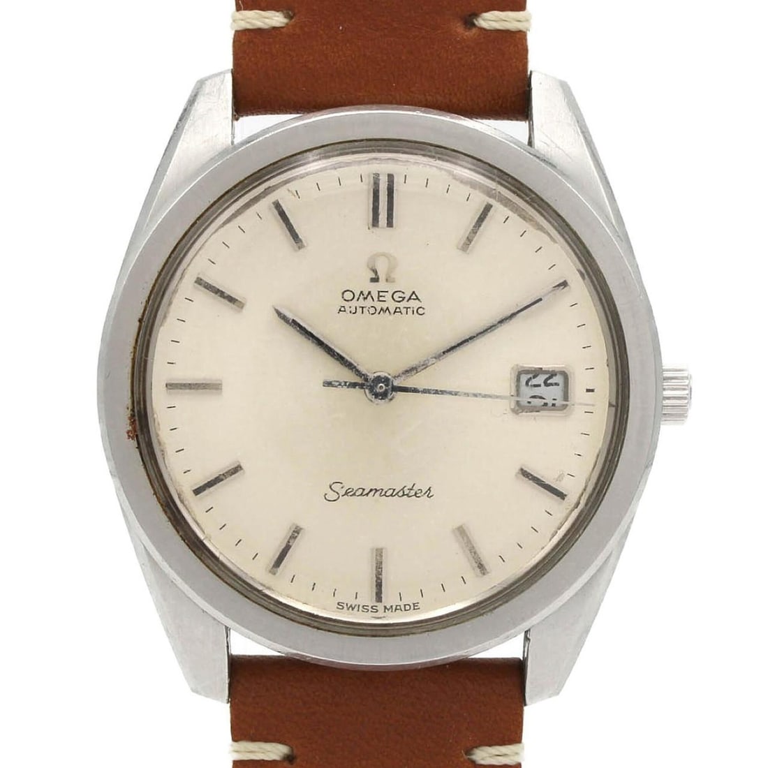 Omega Seamaster Stainless Steel Automatic Watch: --- Catalog ---Category: SizeCase Diameter: 36mm / 1.42''Category: DesignType: WristwatchGender: MenColor (Dial): SilverMaterial (Case): Stainless steelCategory: GeneralBrand: OmegaCategory: MovementM