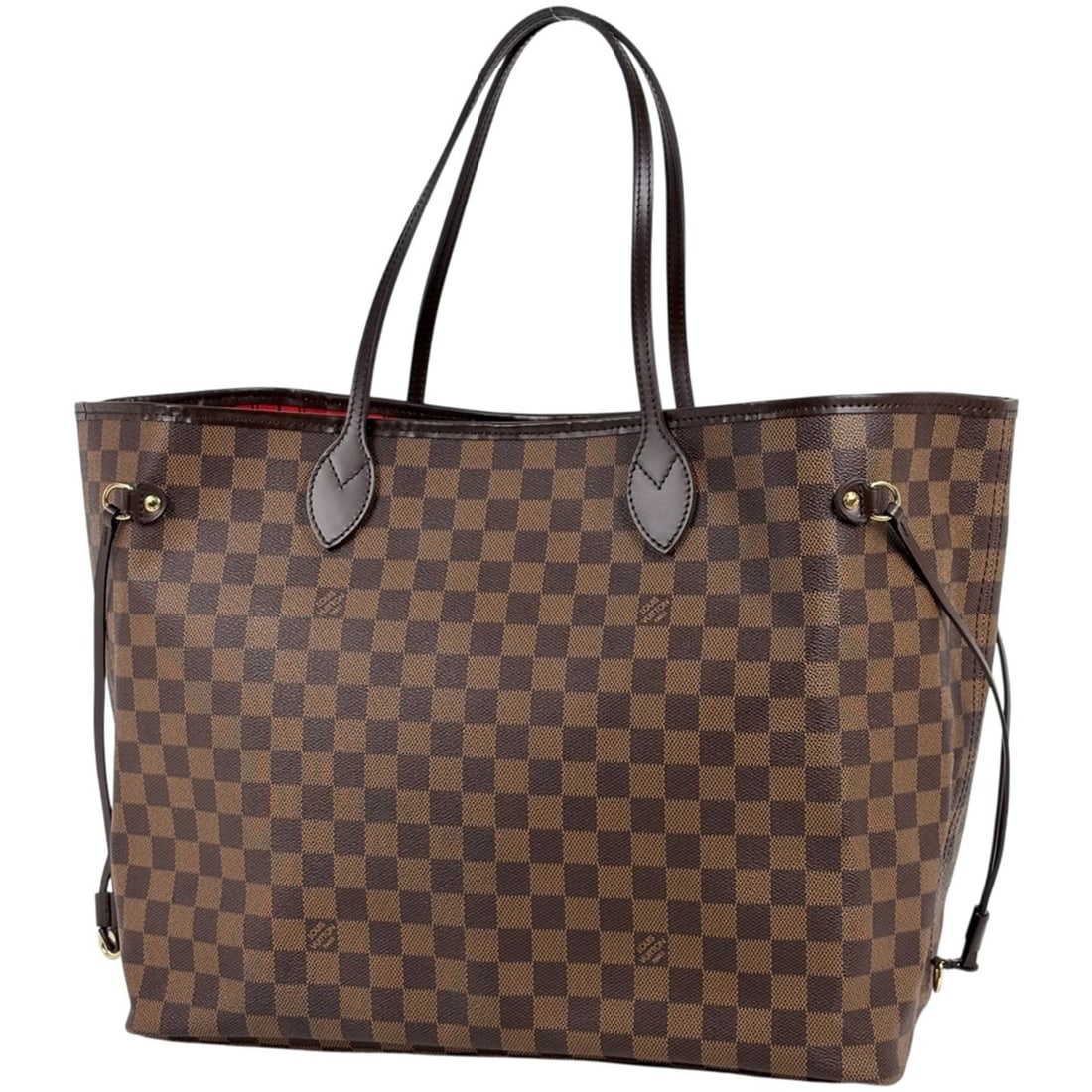 Louis Vuitton Neverfull GM Tote Bag Shoulder Damier Brown N51106 Women's: --- Catalog ---Category: SizeSize (HxWxD): 33cm x 40cm x 20cm / 12.99'' x 15.74'' x 7.87''Category: DesignType: Shoulder bag, Tote bagColor: Brown, Damier CanvasGender: WomenMaterial: Damier Canvas Ca
