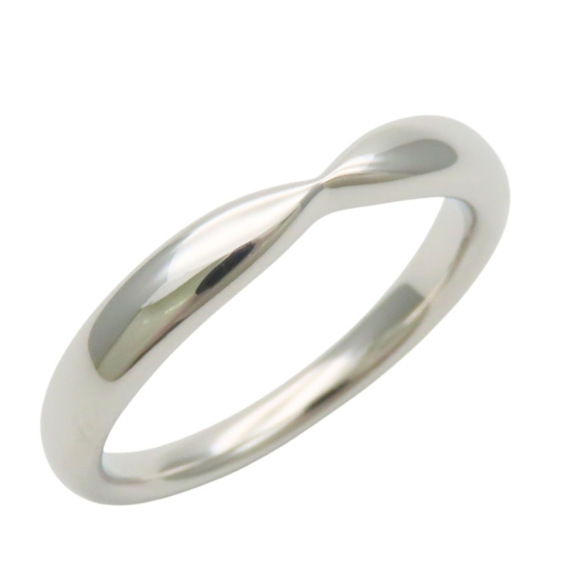 Tiffany & Co. Harmony Band Ring, Platinum 950, Women's.: --- Catalog ---Category: SizeJP Size: 9US Size: 5Category: DesignColor: SilverGender: WomenMaterial: Platinum 950Category: GeneralBrand: Tiffany--- Item List ---Section: ConditionRanking: Rank A Used