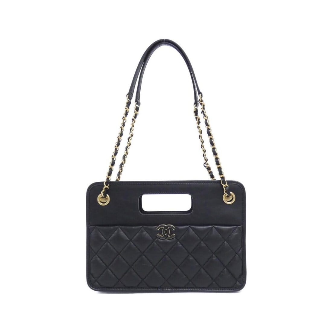 Chanel AS4037 Shoulder Bag: --- Catalog ---Category: SizeSize (HxWxD): 19cm x 26cm x 8cm / 7.48'' x 10.23'' x 3.14''Category: DesignType: Shoulder bagColor: BlackGender: WomenMaterial: Leather Hardware Color: Matte