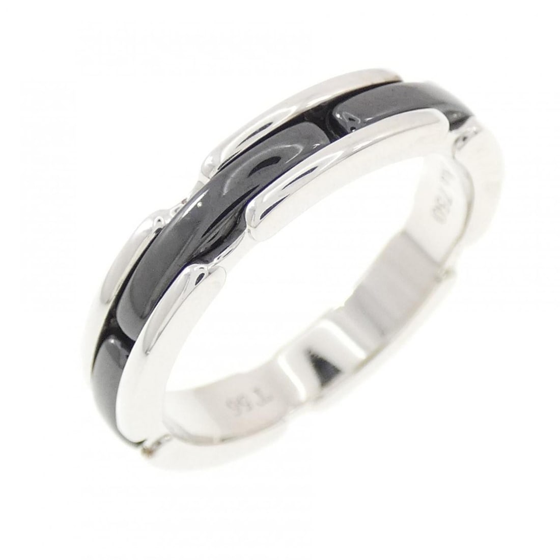 Chanel Ultra Collection Ring: --- Catalog ---Category: SizeUS Size: 8Brand Size: 56Category: DesignType: Band ringGender: WomenMaterial: Ceramic, White gold (18K)Category: GeneralMPN: J3092Brand: Chanel--- Item List ---Section: Co