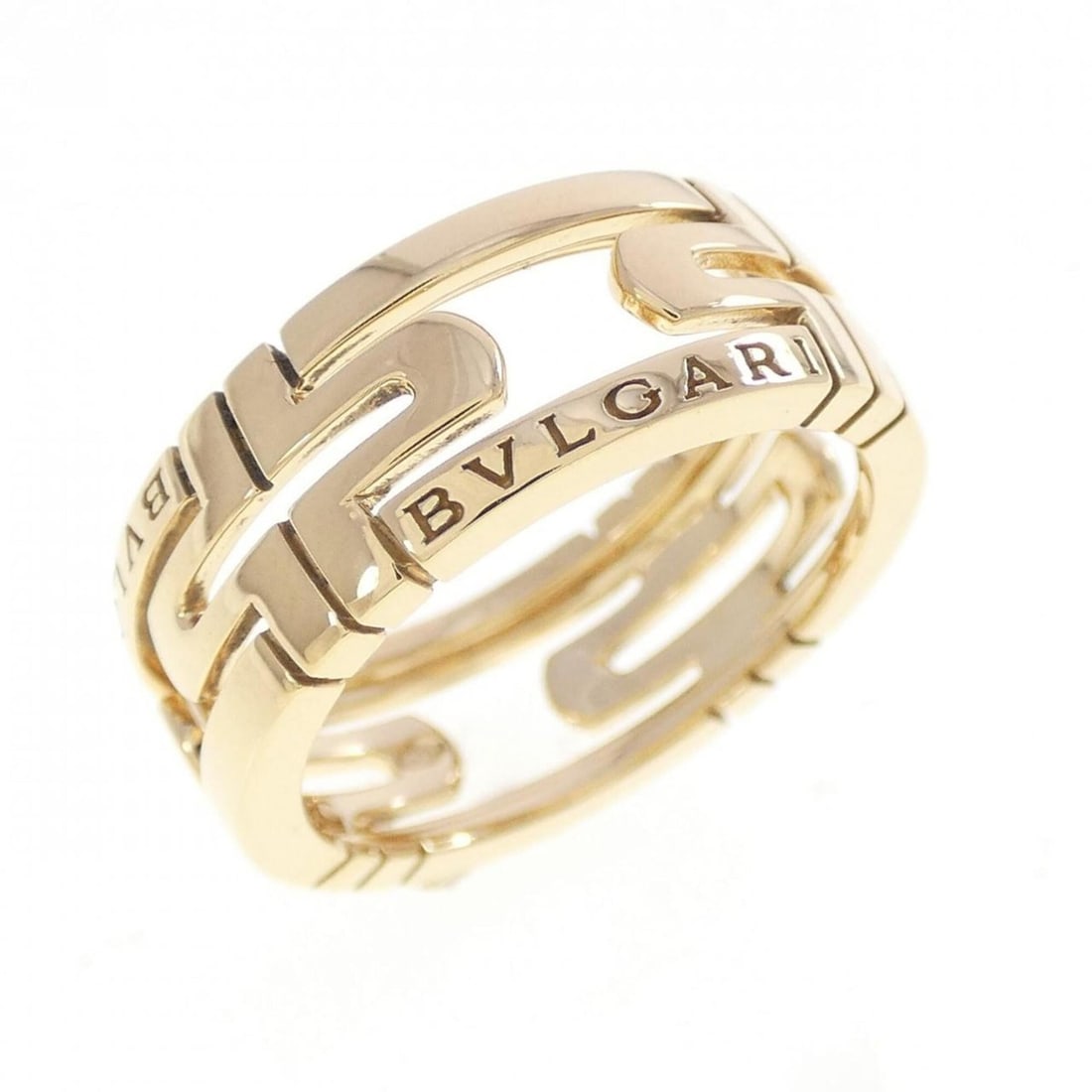 Bvlgari Parentesi Small Ring: --- Catalog ---Category: SizeUS Size: 6.5Brand Size: 53Category: DesignType: Band ringGender: WomenMaterial: Yellow gold (18K)Category: GeneralBrand: Bvlgari--- Item List ---Section: