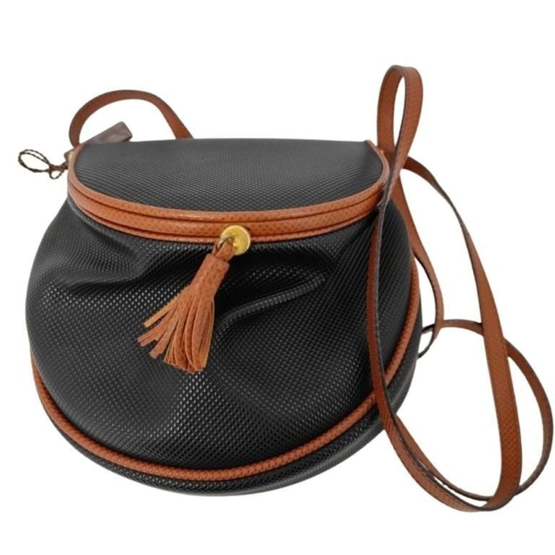 BOTTEGA VENETA Shoulder Bag Marco Polo Black Brown PVC Leather Women's: --- Catalog ---Category: SizeSize (HxWxD): 16.5cm x 17.5cm x 3cm / 6.49'' x 6.88'' x 1.18''Category: DesignType: Shoulder bagColor: Black, BrownGender: WomenMaterial: PVC Category: GeneralBrand: