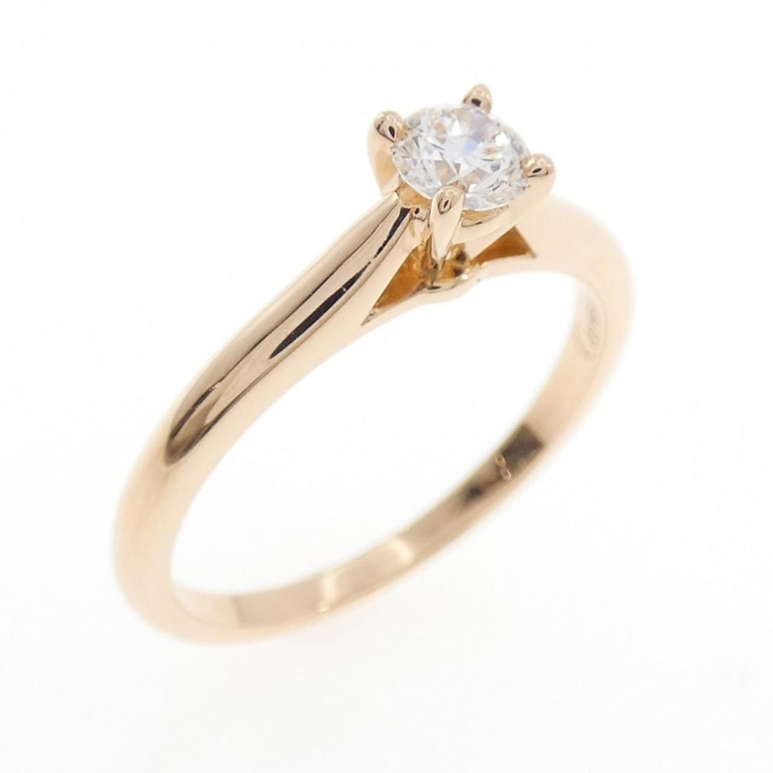 Cartier 1895 Ring, 0.20 CT: --- Catalog ---Category: SizeUS Size: 5Brand Size: 49Category: DesignType: Band ringStone: DiamondGender: WomenMaterial: Pink gold (18K)Category: GeneralMPN: N4235100Brand: Cartier--- Item List