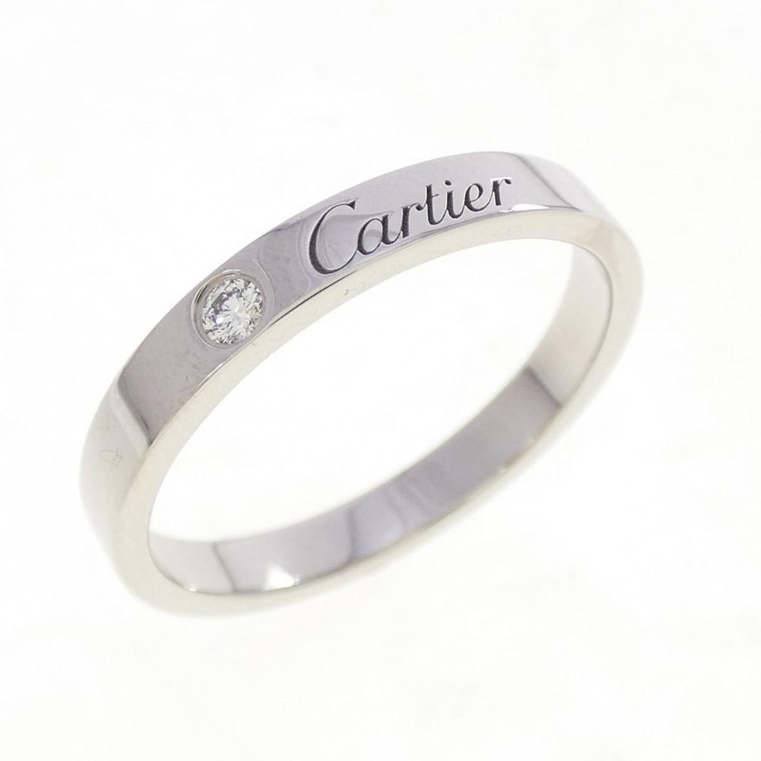 Cartier Wedding 1P Ring: --- Catalog ---Category: SizeUS Size: 9.5Brand Size: 59Category: DesignType: Band ringStone: DiamondGender: WomenMaterial: Platinum 950Category: GeneralBrand: Cartier--- Item List ---Section: