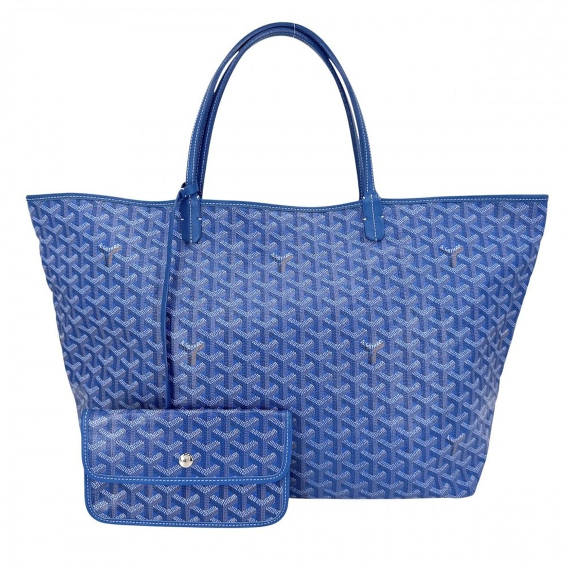 Goyard Saint Louis GM Tote Bag for Women, Handbag with Pouch, Shoulder Bag, Coated Canvas, Leather,: --- Catalog ---Category: SizeSize (HxWxD): 32cm x 38cm x 18cm / 12.59'' x 14.96'' x 7.08''Category: DesignType: Handbag, Pouch, Tote bagColor: BlueGender: WomenMaterial: Coated canvas , Leather Catego