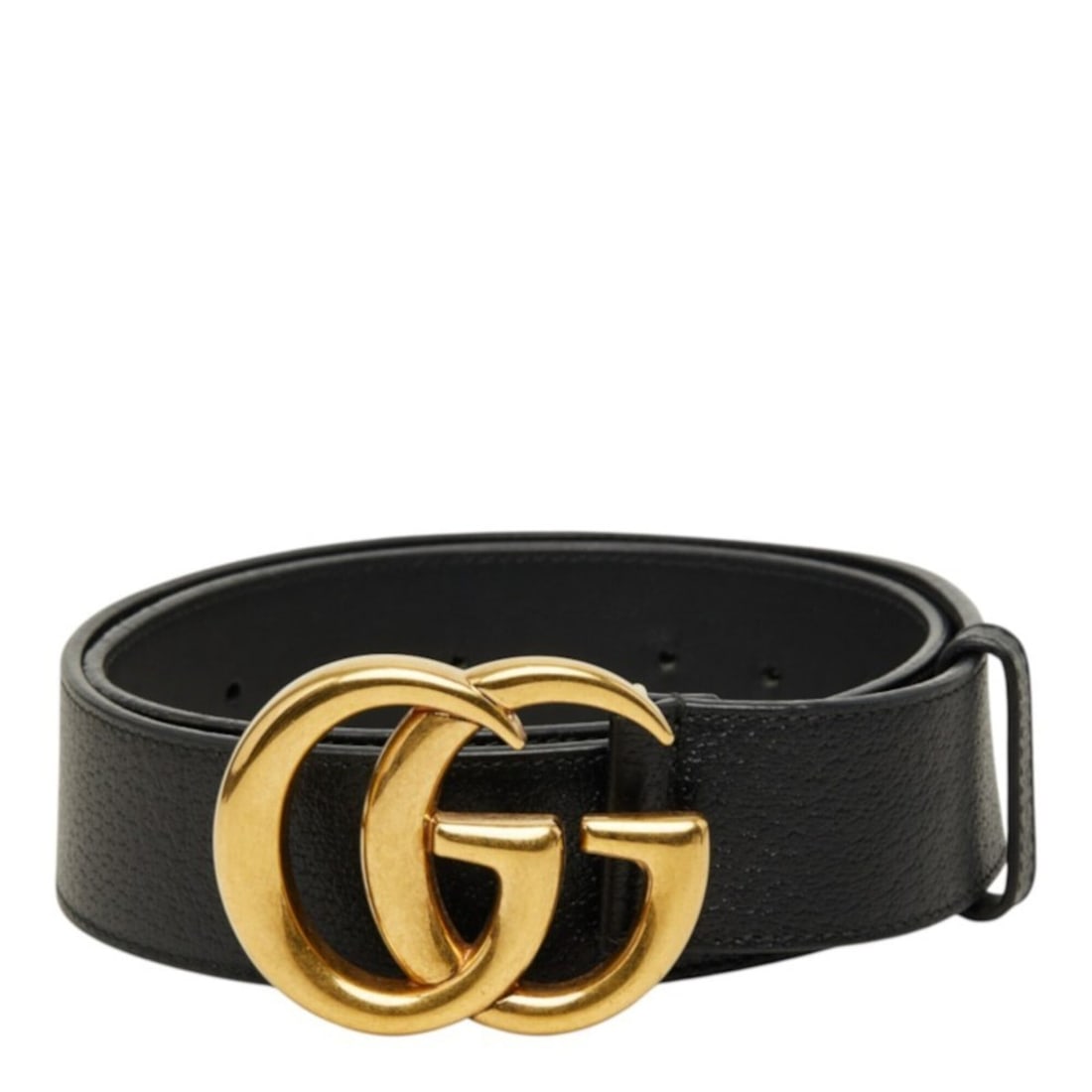 Gucci GG Marmont Belt, Size 85 (34), 406831, Black Leather, Men's, GUCCI: --- Catalog ---Category: SizeLength: 69.3cm - 90cm / 27.28'' - 35.43''Category: DesignType: Standard beltColor: BlackGender: MenMaterial (Strap): Leather Category: GeneralMPN: 406831Brand: Gucci--- It