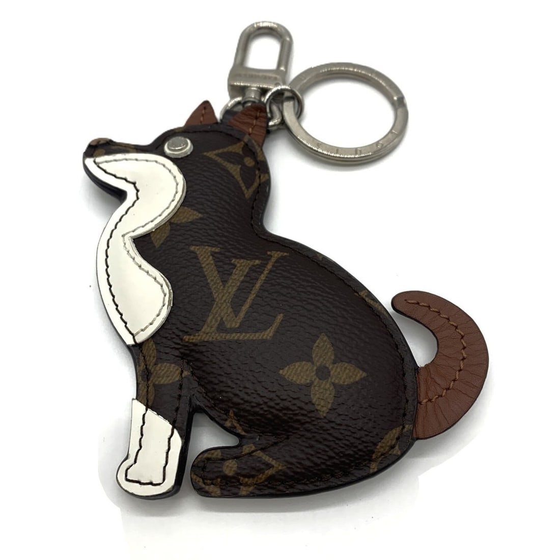 Louis Vuitton Monogram Portefeuille Animal Dog Keychain Bag Charm Keyring Metal MP1995 LOUIS VUITTON: --- Catalog ---Category: SizeSize (HxWxD): 11cm x 10cm / 4.33'' x 3.93''Category: DesignType: KeyringGender: WomenMaterial: MetalCategory: GeneralLine: MonogramBrand: Louis Vuitton--- Item List ---Sec