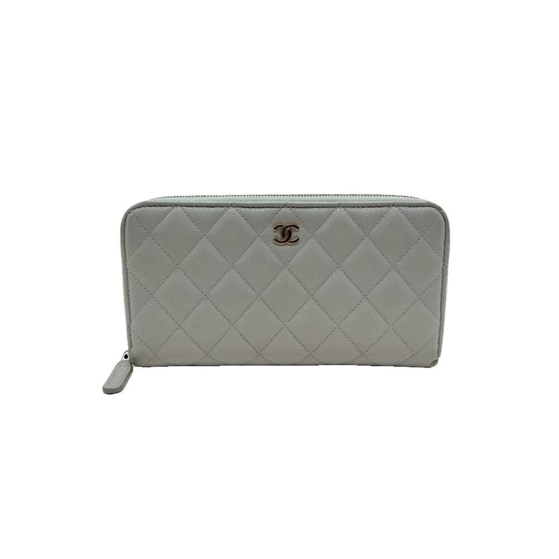 Chanel Matelassé Long Wallet, Round, Blue, Champagne, Caviar Leather, Coco Mark, Women's CHANEL: --- Catalog ---Category: SizeWeight: 209g / 7.37oz.Size (HxWxD): 10.5cm x 19cm x 2cm / 4.13'' x 7.48'' x 0.78''Category: DesignType: Long wallet (bi-fold)Color: BlueGender: WomenClosure: ZipperMateria