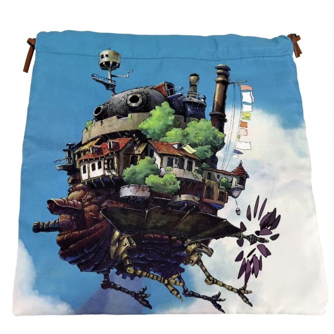 Loewe Women's Drawstring Pouch - Studio Ghibli Collaboration Howl's Moving Castle Cotton Linen