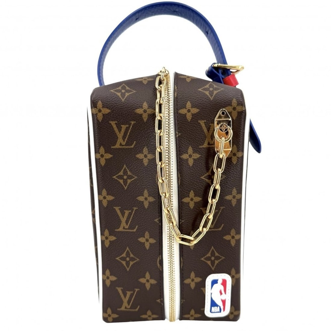Louis Vuitton Men's Monogram Handbag, NBA Cloakroom Drop Kit Collaboration, M45588, Brown with Gold