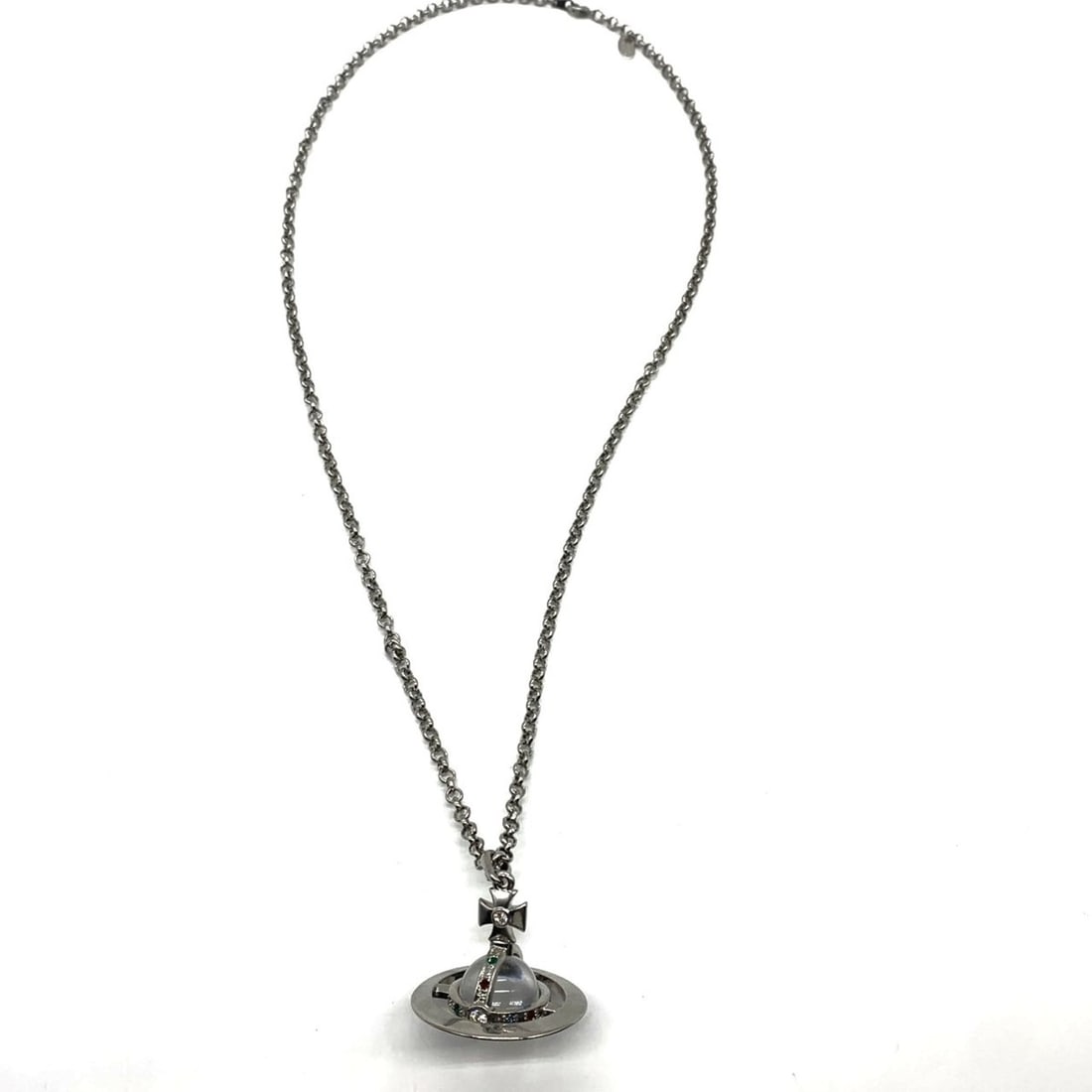 Vivienne Westwood Orb Pendant: --- Catalog ---Category: SizeWeight: 50g / 1.76oz.Pendant Size: 35mm x 42mm / 1.37'' x 1.65''Neck Circumference: 83 cm / 32.67''Category: DesignGender: WomenMaterial: BrassPendant Type: