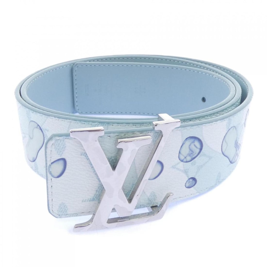 Louis Vuitton LV Aqua M0726 Belt: --- Catalog ---Category: SizeLength: 85.5cm - 95.5cm / 33.66'' - 37.59''Category: DesignType: Standard beltColor: Blue, SilverGender: MenCategory: GeneralMPN: M0726Brand: Louis Vuitton--- Item List