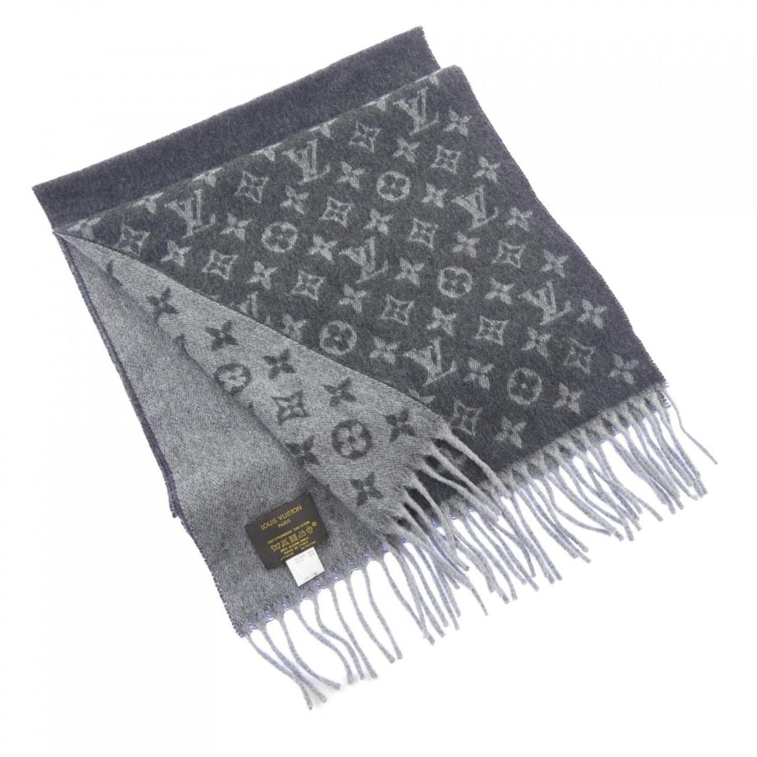 Louis Vuitton Echarpe Monogram Gradient M70299 Scarf: --- Catalog ---Category: SizeSize (LxW): 1.85m x 35.5cm / 72.83'' x 13.97''Category: DesignType: StoleColor: GrayGender: MenMaterial: Cashmere Category: GeneralMPN: M70299Brand: Louis Vuitton--- Item