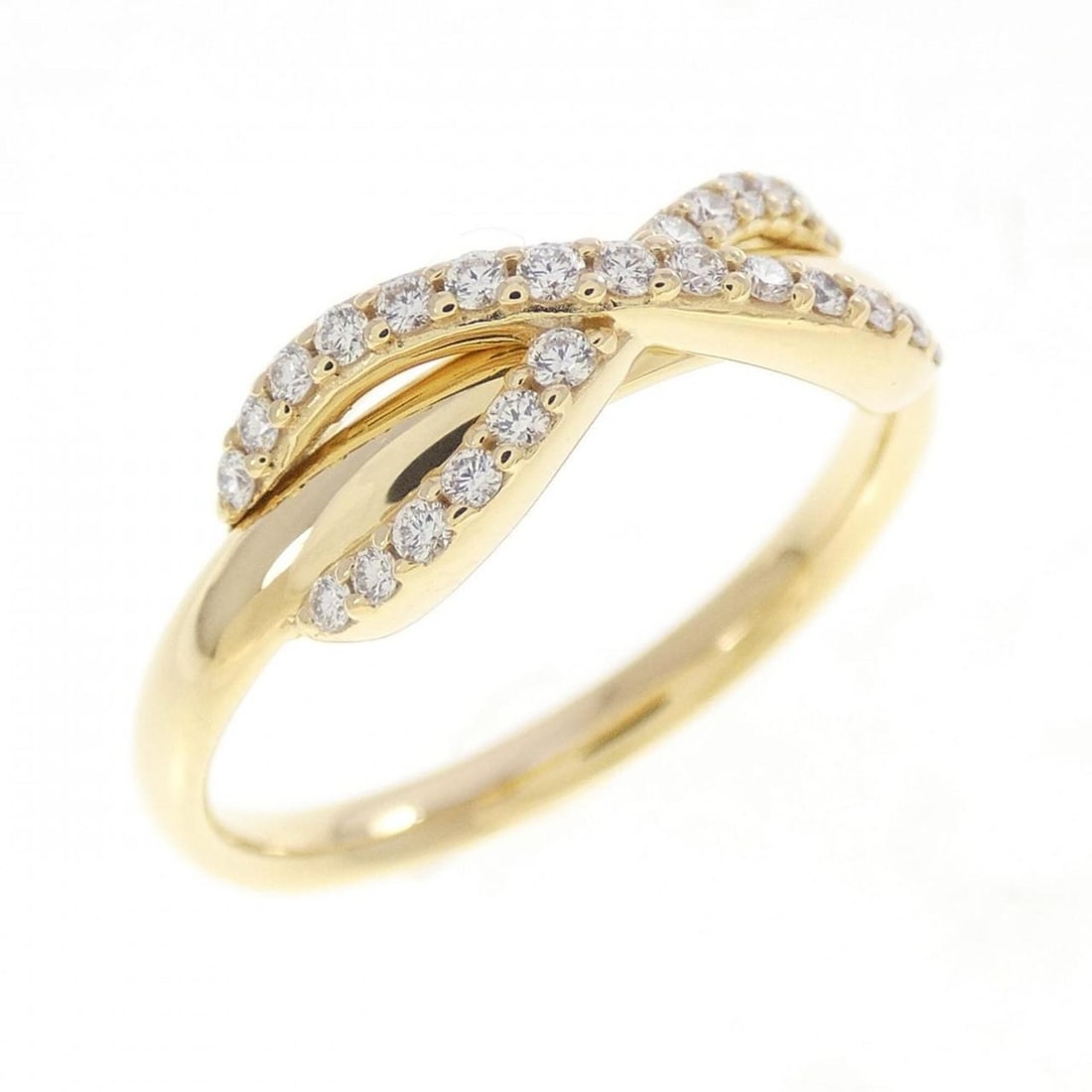Tiffany Infinity Ring: --- Catalog ---Category: SizeJP Size: 12.0US Size: 6.5Category: DesignType: Band ringStone: DiamondGender: WomenMaterial: Yellow gold (18K)Category: GeneralBrand: Tiffany--- Item List ---Section: