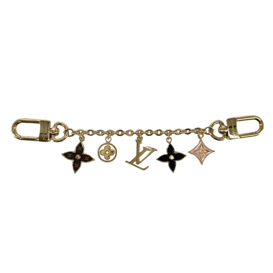 Louis Vuitton Bag Charm, Women's Chain Spring Street Keychain, Monogram Flower, LV Initials, LOUIS: --- Catalog ---Category: SizeChain Length: 21.00mm / 0.83''Category: DesignType: Handbag charmColor: GoldGender: WomenCategory: GeneralLine: MonogramBrand: Louis Vuitton--- Item List ---Section: Condi