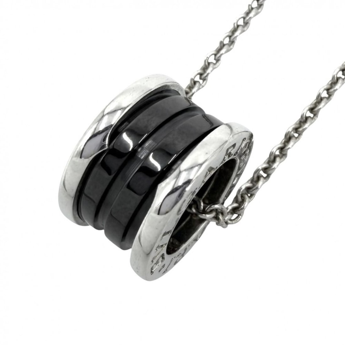 BVLGARI Save the Children B.zero1 Necklace for Men and Women, Adjustable, Sterling Silver 925,