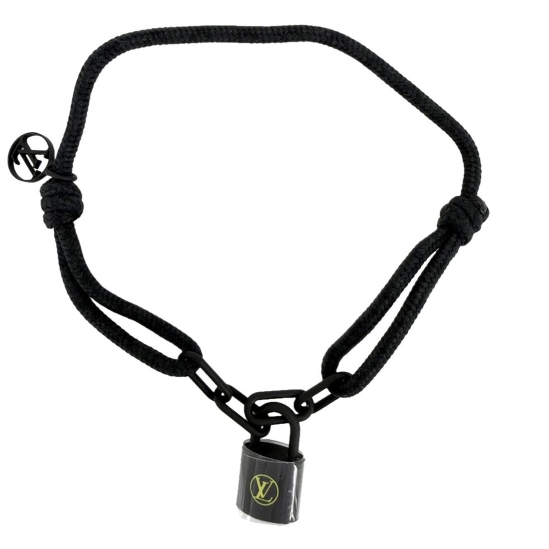 Louis Vuitton Men's Bracelet, Braslet Lockit, Accessory, Virgil Abloh, Titanium, Q05270, Black,: --- Catalog ---Category: SizeLength: 19cm / 7.48''Category: DesignType: Charm braceletColor: BlackGender: MenMaterial: TitaniumCategory: GeneralBrand: Louis Vuitton--- Item List ---Section: ConditionR