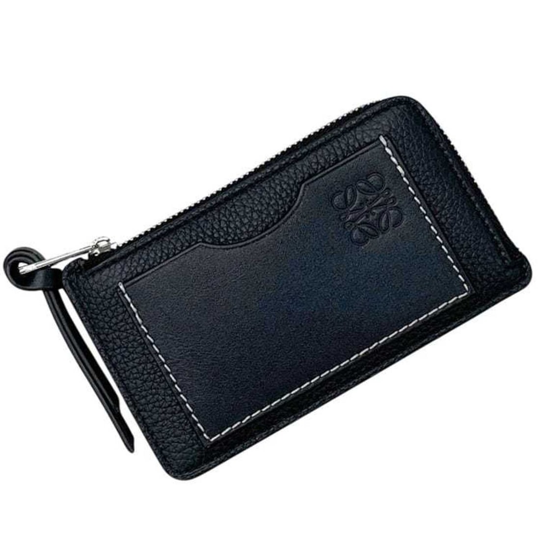 Loewe coin case SGC card holder purse Anagram C660Z40X07 522526 LOEWE leather NEGRO black (1 of 17)