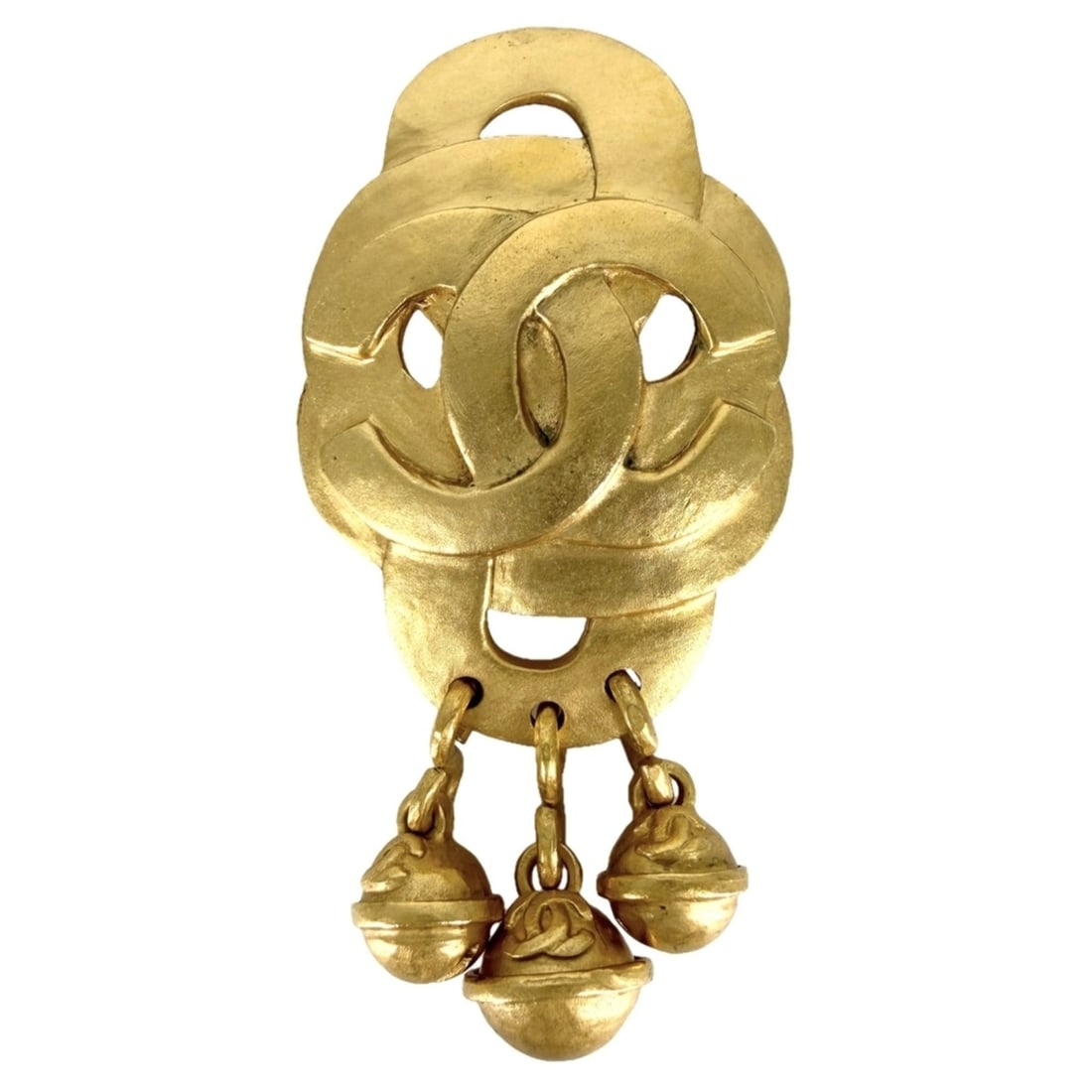 Chanel Brooch for Women, Coco Mark, Accessory, CHANEL GP 95P, Approx. 28.7g, 1995: --- Catalog ---Category: SizeSize (HxWxD): 7.5cm x 3.5cm / 2.95'' x 1.37''Category: DesignType: BroochGender: WomenMaterial: Gold platingCategory: GeneralBrand: Chanel--- Item List ---Section: Conditi